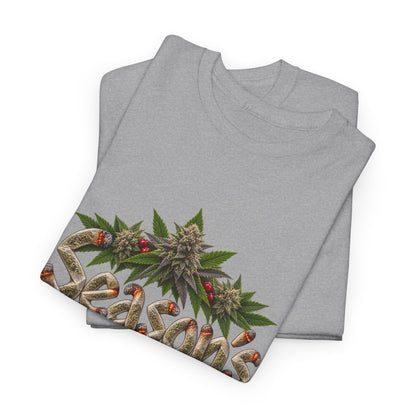 Season’s Greetings Rolled Letters Tee