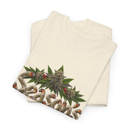 Season’s Greetings Rolled Letters Tee