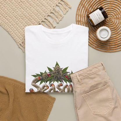 Season’s Greetings Rolled Letters Tee