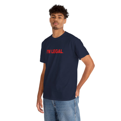 I'm Legal: Royal Blue Unisex Heavy Cotton Tee