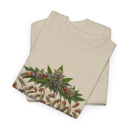 Season’s Greetings Rolled Letters Tee