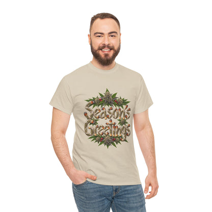 Season’s Greetings Rolled Letters Tee