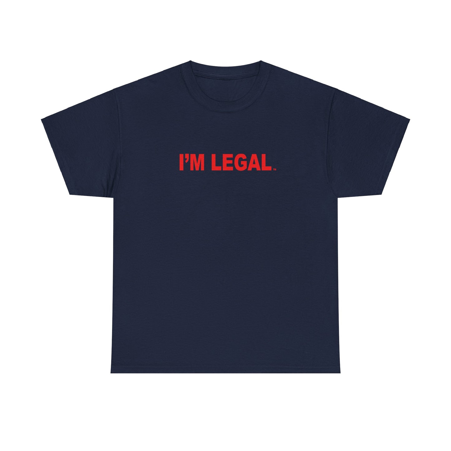 I'm Legal: Royal Blue Unisex Heavy Cotton Tee